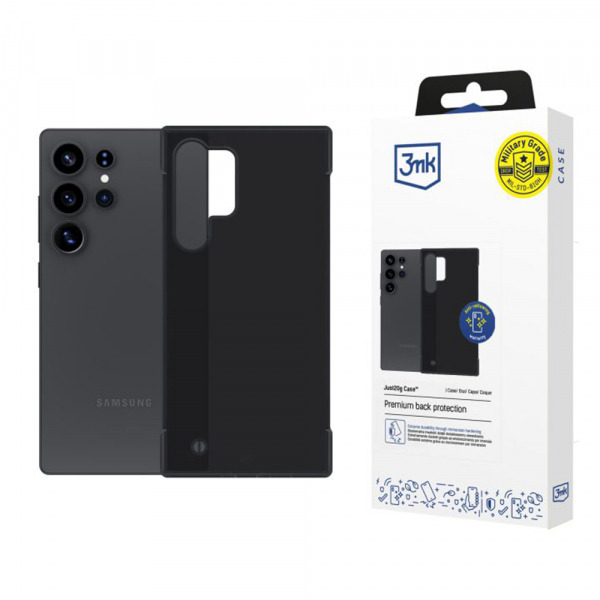 Husa pentru Samsung Galaxy S25 Ultra S938, 3MK, Just20g, Neagra