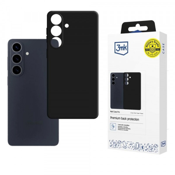 Husa pentru Samsung Galaxy S26 Plus S947, 3MK, Pro, Neagra Mata
