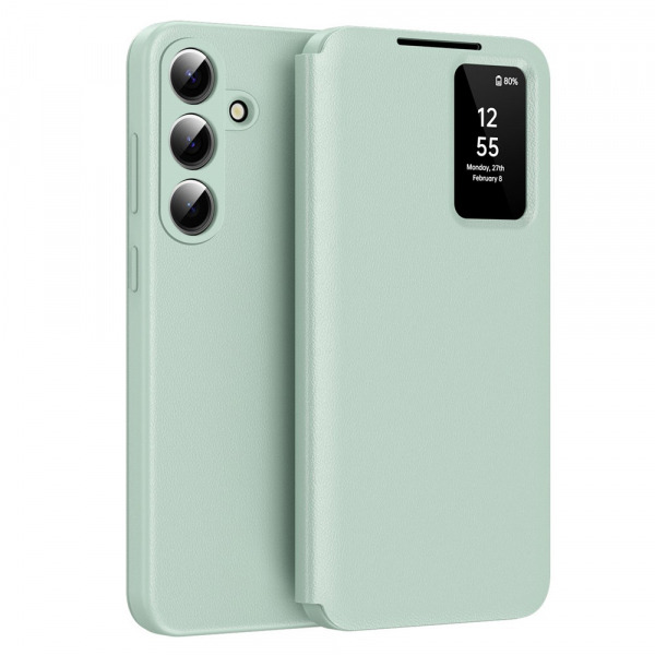 Husa pentru Samsung Galaxy S26 Plus S947, Techsuit, SmartView, Verde