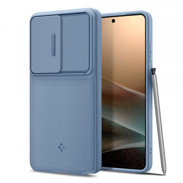 Husa pentru Samsung Galaxy S26 Ultra S948, Spigen, Optik Armor, Bleu ACS11226