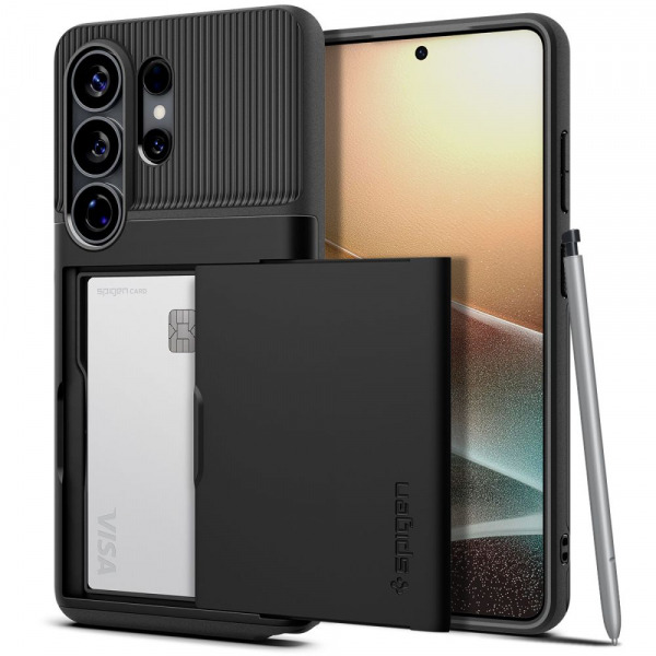 Husa pentru Samsung Galaxy S26 Ultra S948, Spigen, Slim Armor CS, Neagra ACS11036