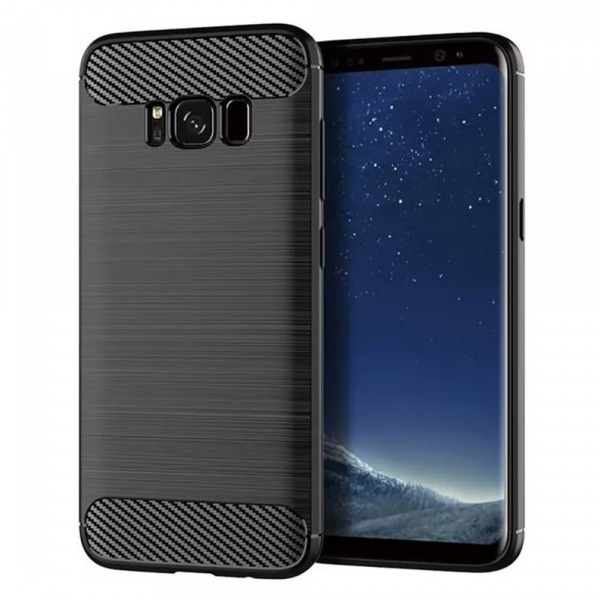 Husa pentru Samsung Galaxy S8 G950, Techsuit, Carbon, Neagra