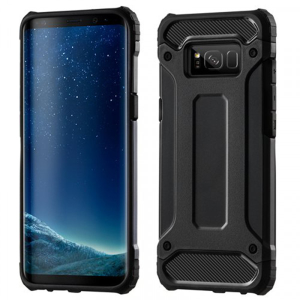 Husa pentru Samsung Galaxy S8+ G955, Techsuit, Hybrid Armor, Neagra