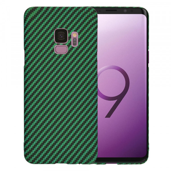 Husa pentru Samsung Galaxy S9 G960, Techsuit, Carbonite FiberShell, Verde
