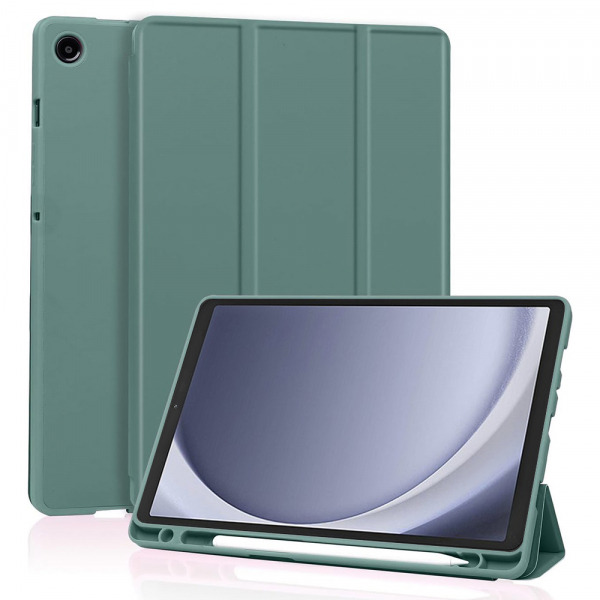 Husa pentru Samsung Galaxy Tab A11 / Tab A9, Techsuit, Flex Trifold, Verde