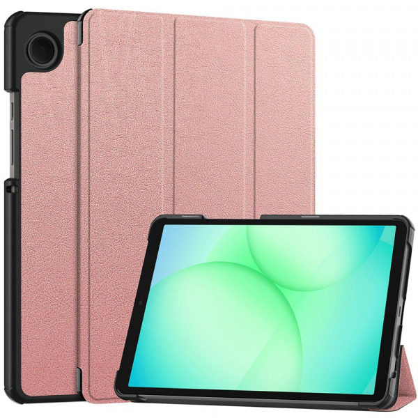 Husa pentru Samsung Galaxy Tab A11 / Tab A9, Techsuit, FoldPro, Roz Aurie