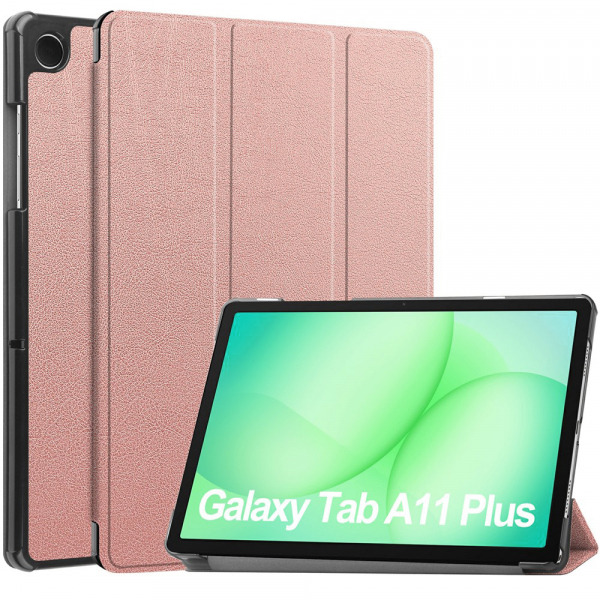 Husa pentru Samsung Galaxy Tab A11+ / Tab A9+, Techsuit, FoldPro, Roz