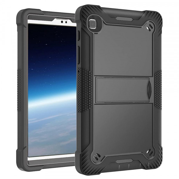 Husa pentru Samsung Galaxy Tab A7 10.4 (2020) / Tab A7 10.4 (2022), Techsuit, Rugged TabShell, Neagra