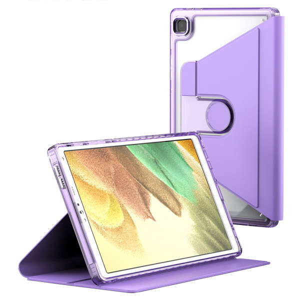 Husa pentru Samsung Galaxy Tab A7 Lite, Techsuit, Crystal Vision, Mov