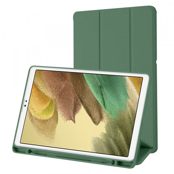 Husa pentru Samsung Galaxy Tab A7 Lite, Techsuit, Flex Trifold, Verde