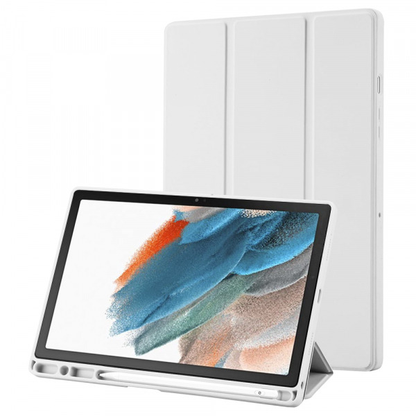 Husa pentru Samsung Galaxy Tab A8 10.5 (2021), Techsuit, Flex Trifold, Gri