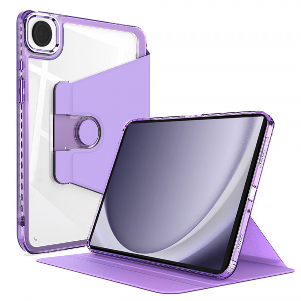 Husa pentru Samsung Galaxy Tab A11+ / Tab A9+, Techsuit, Crystal Vision, Mov