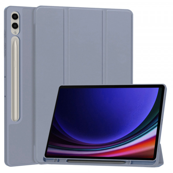 Husa pentru Samsung Galaxy Tab S10+ / Tab S9 FE+ / Tab S9+, Techsuit, Flex Trifold, Mov
