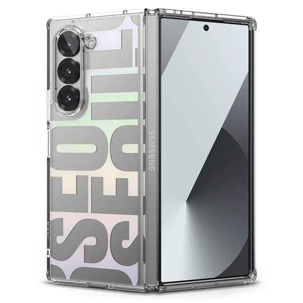 Husa pentru Samsung Galaxy Z Fold6 F956, Ringke, Fusion Design, Transparenta
