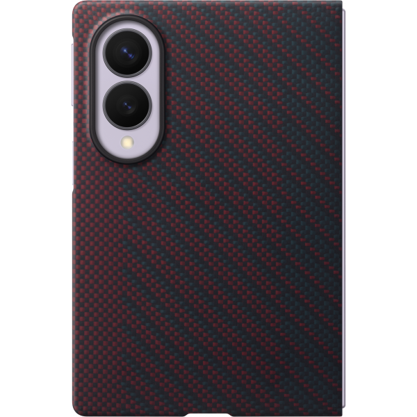 Husa pentru Samsung Galaxy Z Fold8 F971, Carbon Magnet Case, Rosie EF-KF971SREGWW