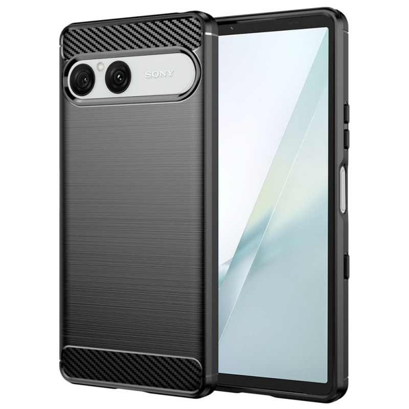 Husa pentru Sony Xperia 10 VIII, Techsuit, Carbon, Neagra