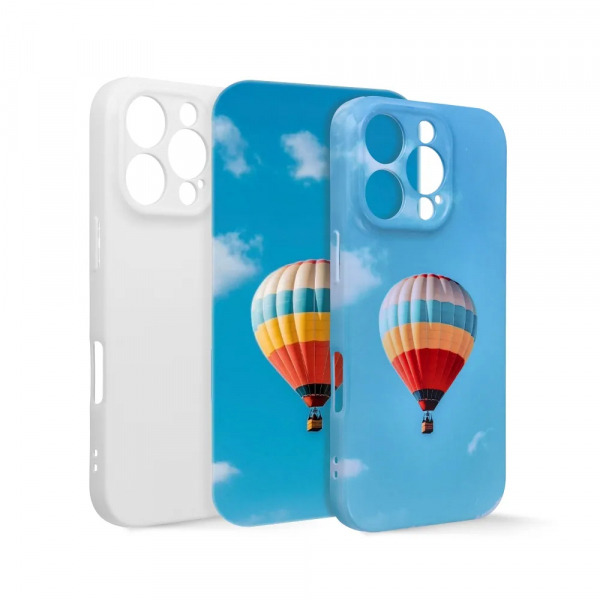 Husa pentru sublimare Apple iPhone 16 Pro, OEM, Soft, Alba