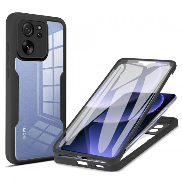 Husa pentru Xiaomi 13T Pro / 13T, Techsuit, ColorVerse 360, Neagra