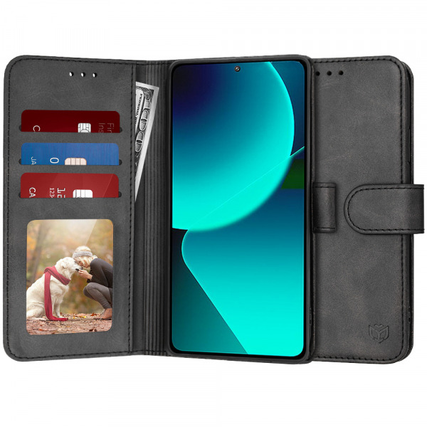 Husa pentru Xiaomi 13T Pro / 13T, Techsuit, Diary Book, Neagra