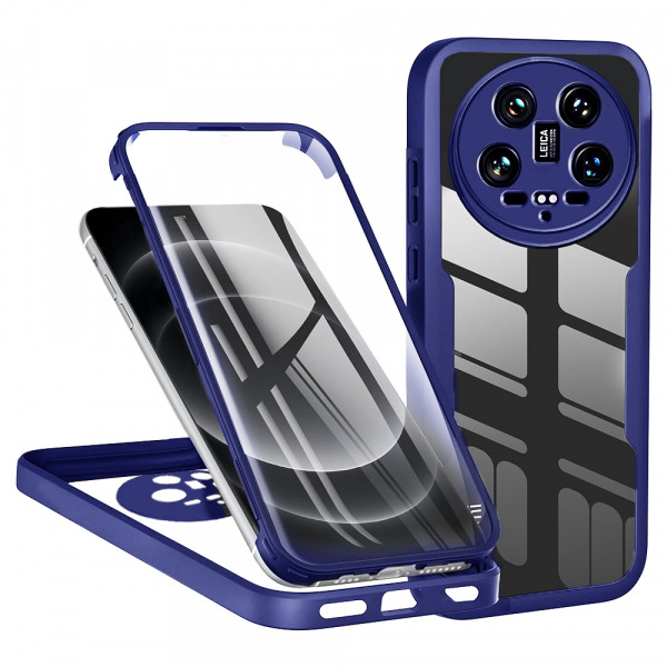 Husa pentru Xiaomi 14 Ultra, Techsuit, ColorVerse 360, Albastra