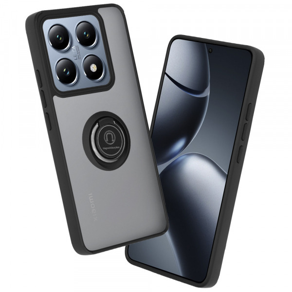 Husa pentru Xiaomi 14T Pro, Techsuit, Glinth, Neagra