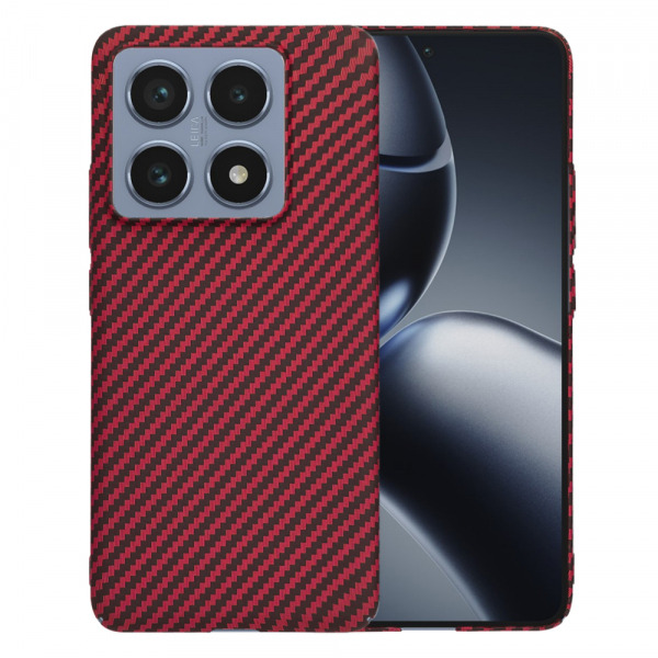 Husa pentru Xiaomi 14T Pro, Techsuit, Carbonite FiberShell, Rosie
