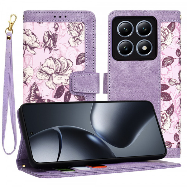 Husa pentru Xiaomi 14T Pro, Techsuit, FlipCraft, Mov