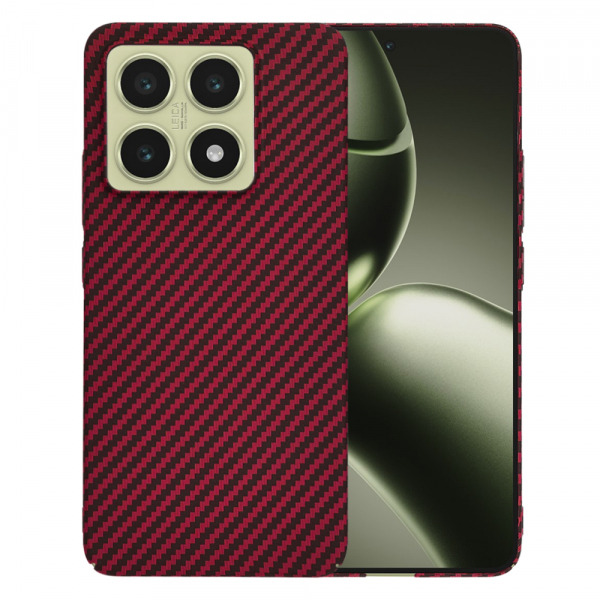Husa pentru Xiaomi 14T, Techsuit, Carbonite FiberShell, Rosie