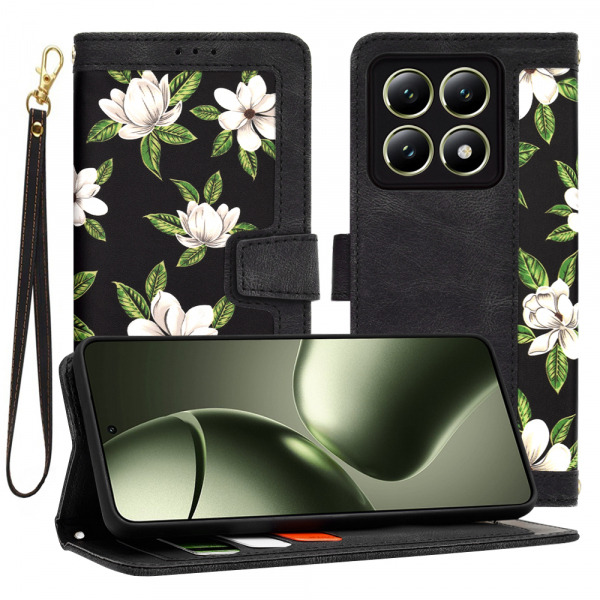 Husa pentru Xiaomi 14T, Techsuit, FlipCraft, Neagra