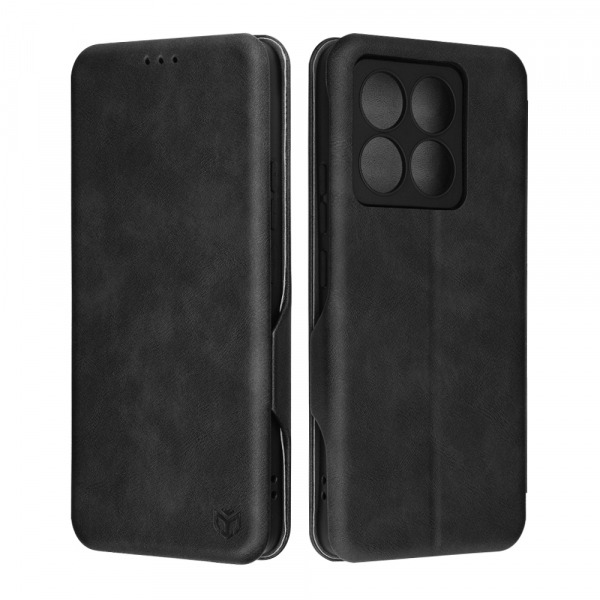 Husa pentru Xiaomi 14T, Techsuit, Safe Wallet Plus, Neagra