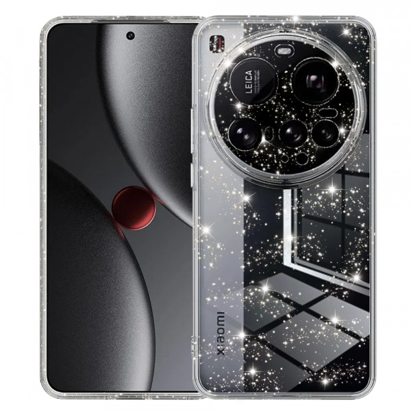 Husa pentru Xiaomi 15 Ultra, Techsuit, SparkleSkin, Transparenta