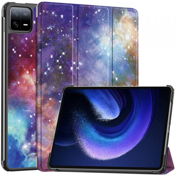 Husa pentru Xiaomi Pad 6 / 6 Pro, Techsuit, FoldPro Galaxy, Multicolor