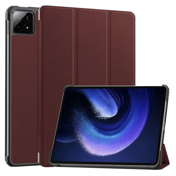 Husa pentru Xiaomi Pad 6S Pro 12.4, Techsuit, FoldPro, Rosie