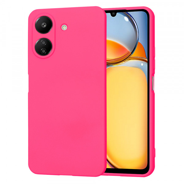 Husa pentru Xiaomi Poco C65 / Redmi 13C, Techsuit, SoftFlex, Roz Inchis