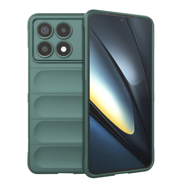 Husa pentru Xiaomi Poco F6 Pro, Techsuit, Magic Shield, Verde