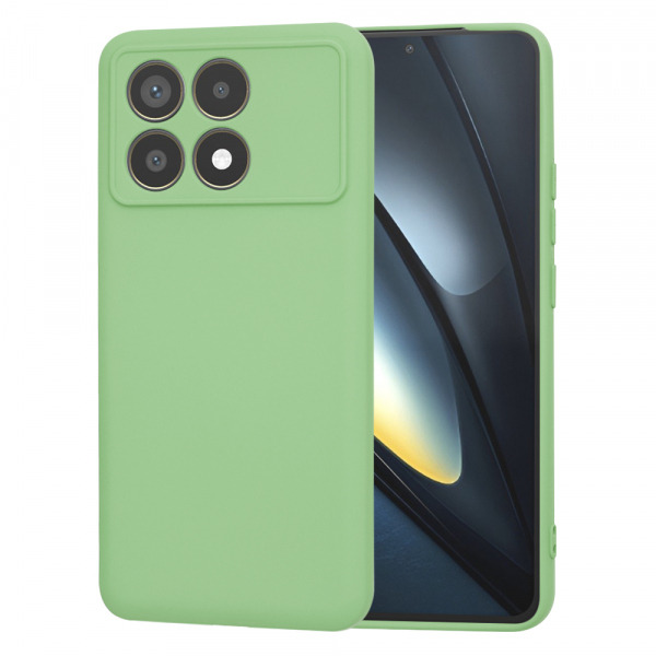 Husa pentru Xiaomi Poco F6 Pro, Techsuit, SoftFlex, Verde Deschis