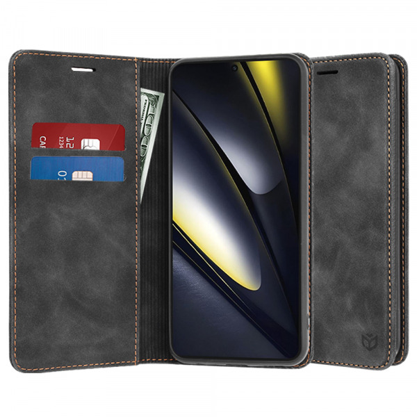 Husa pentru Xiaomi Poco F6, Techsuit, Confy, Neagra