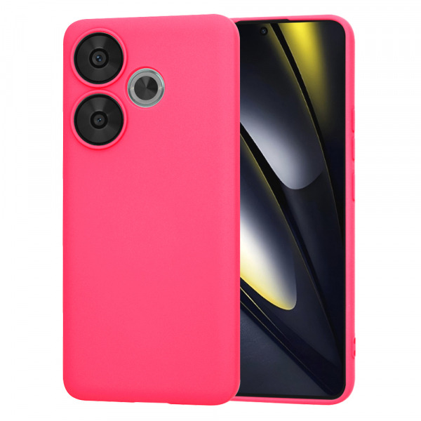 Husa pentru Xiaomi Poco F6, Techsuit, SoftFlex, Roz Inchis