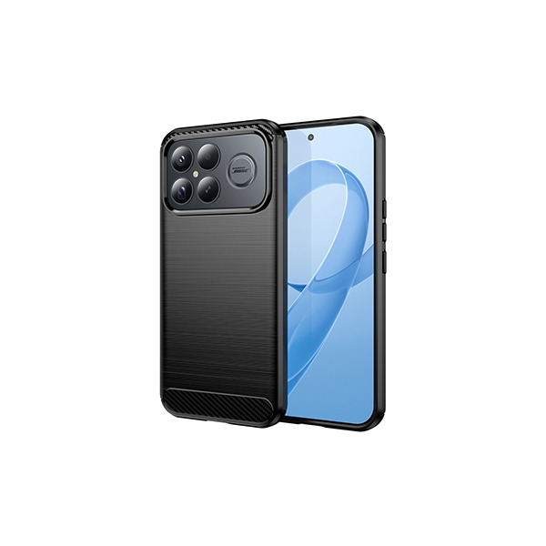 Husa pentru Xiaomi Poco F8 Ultra, Techsuit, Carbon, Neagra