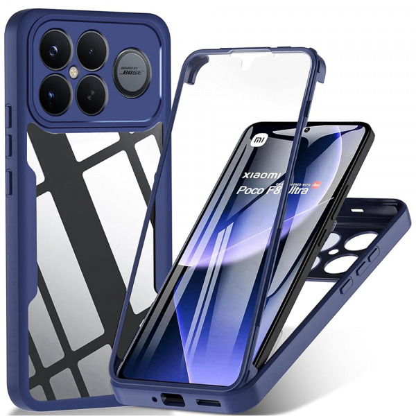 Husa pentru Xiaomi Poco F8 Ultra, Techsuit, ColorVerse 360, Albastra