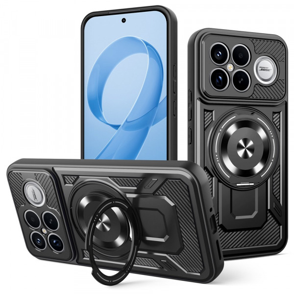 Husa pentru Xiaomi Poco F8 Ultra, Techsuit, RuggedCam, Neagra