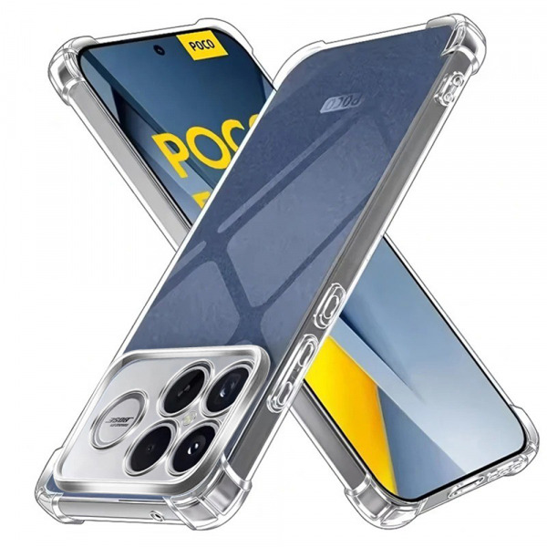 Husa pentru Xiaomi Poco F8 Ultra, Techsuit, Shockproof Clear, Transparenta