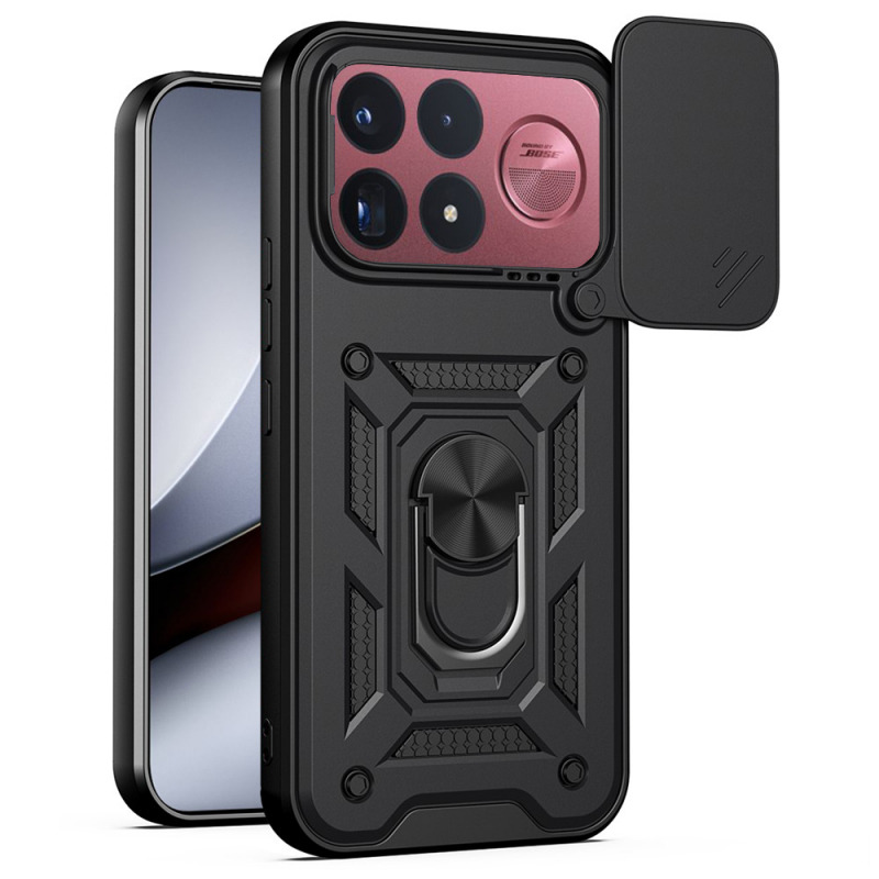 Husa pentru Xiaomi Poco F9 Ultra, Techsuit, CamShield, Neagra