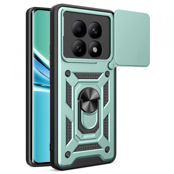 Husa pentru Xiaomi Poco M8 / Redmi Note 15 5G / Note 15 4G, Techsuit, CamShield, Verde
