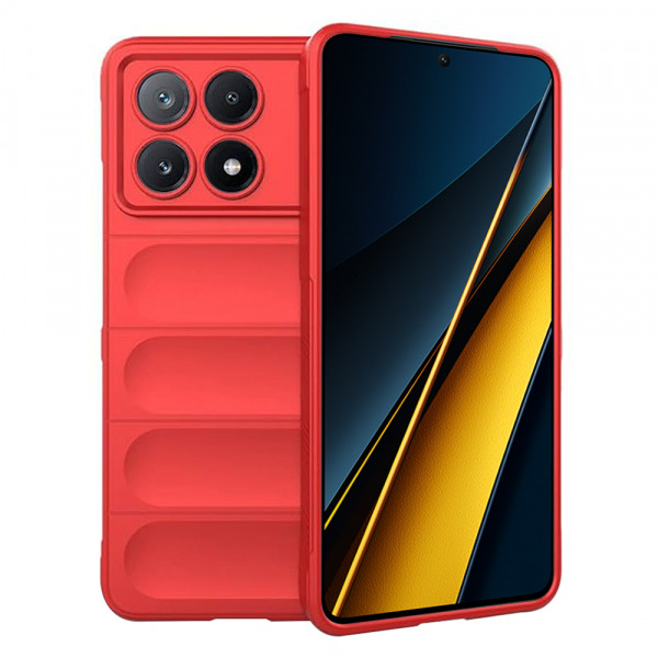 Husa pentru Xiaomi Poco X6 Pro, Techsuit, Magic Shield, Rosie