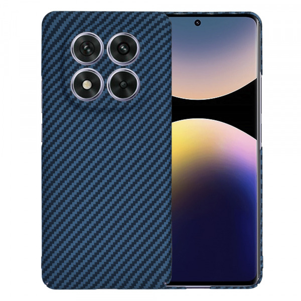 Husa pentru Xiaomi Poco X7 / Note 14 Pro 5G, Techsuit, Carbonite FiberShell, Turcoaz