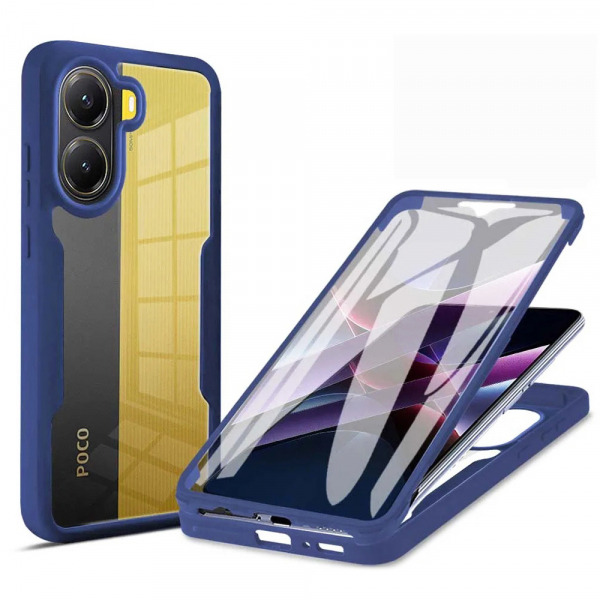 Husa pentru Xiaomi Poco X7 Pro, Techsuit, ColorVerse 360, Albastra