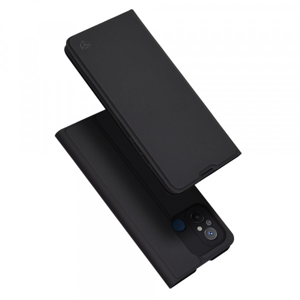 Husa pentru Xiaomi Redmi 12C, Techsuit, Magskin Book, Neagra