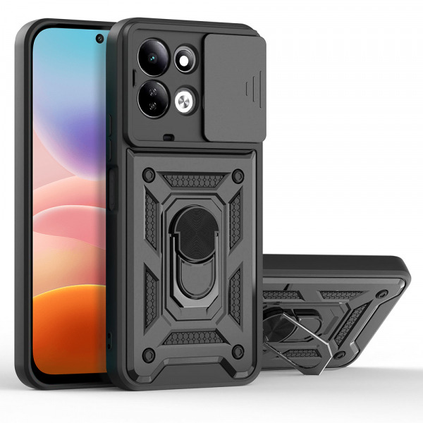 Husa pentru Xiaomi Redmi 17 5G / 17 4G, Techsuit, CamShield, Neagra