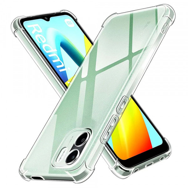 Husa pentru Xiaomi Redmi A2 / A1, Techsuit, Shockproof Clear, Transparenta